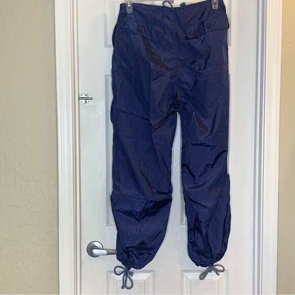 Edikted Blue Parachute Pants High Rise Size XS/S - Picture 10 of 10